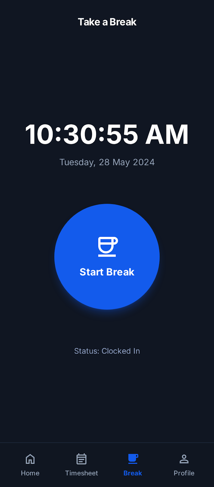 ConnectTeam Employee Attendance App - Mobile app screenshot 9 - Android Android (Kotlin) app