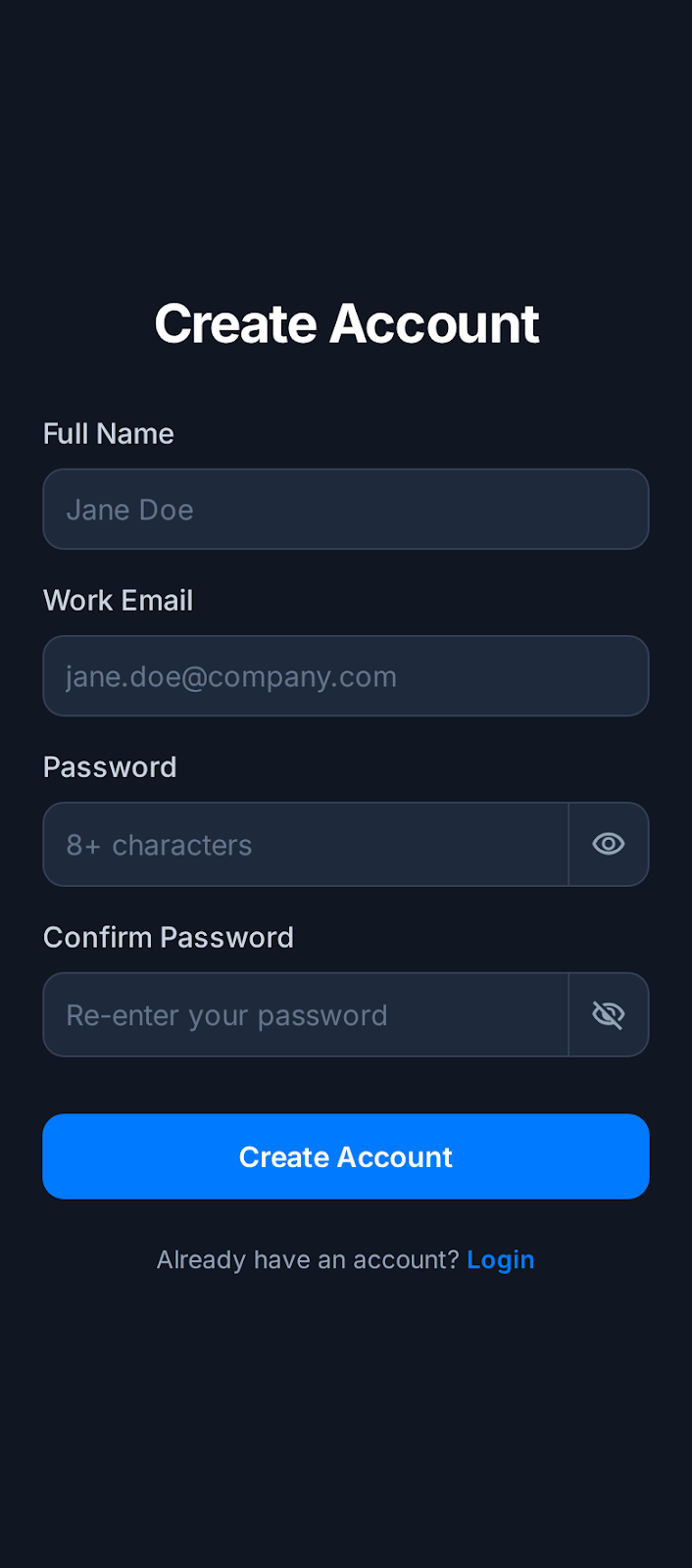 ConnectTeam Employee Attendance App - Mobile app screenshot 14 - Android Android (Kotlin) app