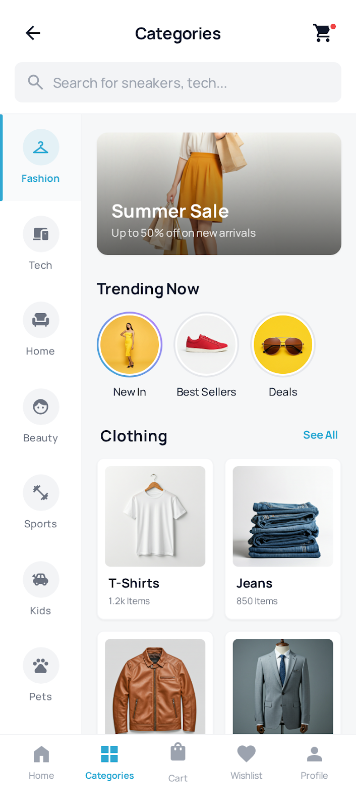 Kozuki E-Commerce Shopping Platform - Mobile app screenshot 5 - iOS, Android React app