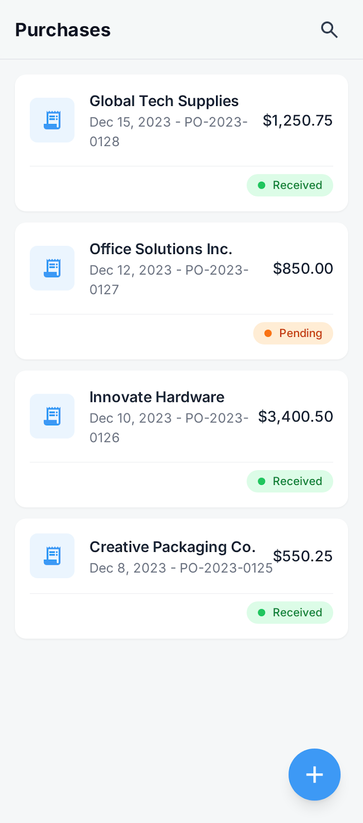 Stockify Inventory & Stock Management App - Mobile app screenshot 9 - Android & iOS Flutter (Dart) app