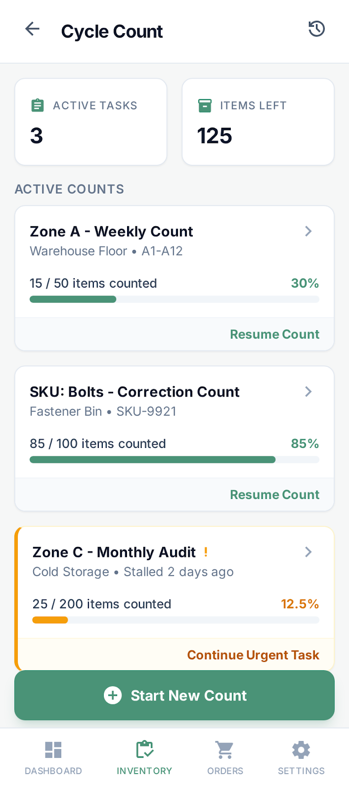 Voorraad Inventory & Warehouse Management System - Mobile app screenshot 4 - iOS, Android React app